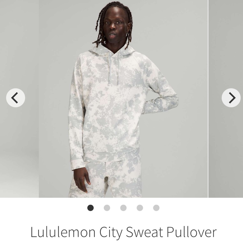 Prestine condition Lululemon City Sweat Pullover Hoodie